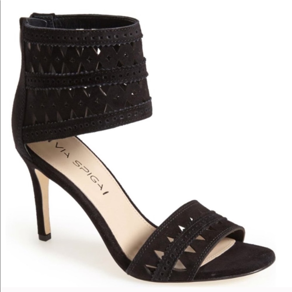 Ankle cuff heel sandal 👠